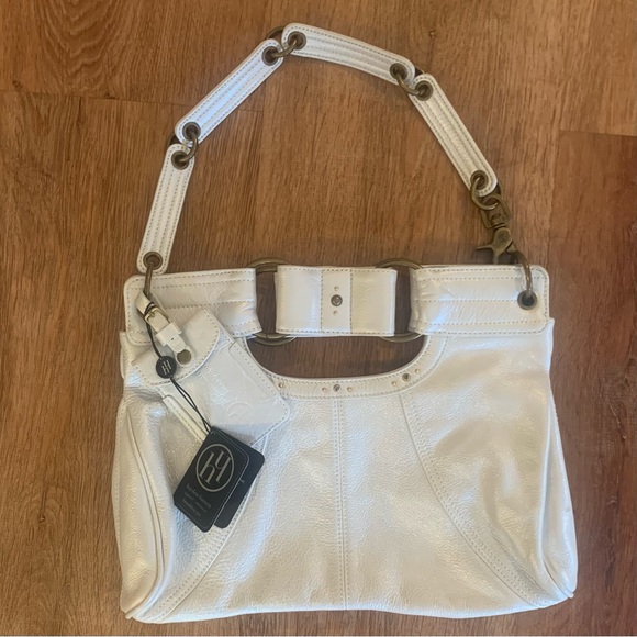 RARE Hayden Harnett White Handbag Mercer Clutch - Picture 9 of 16